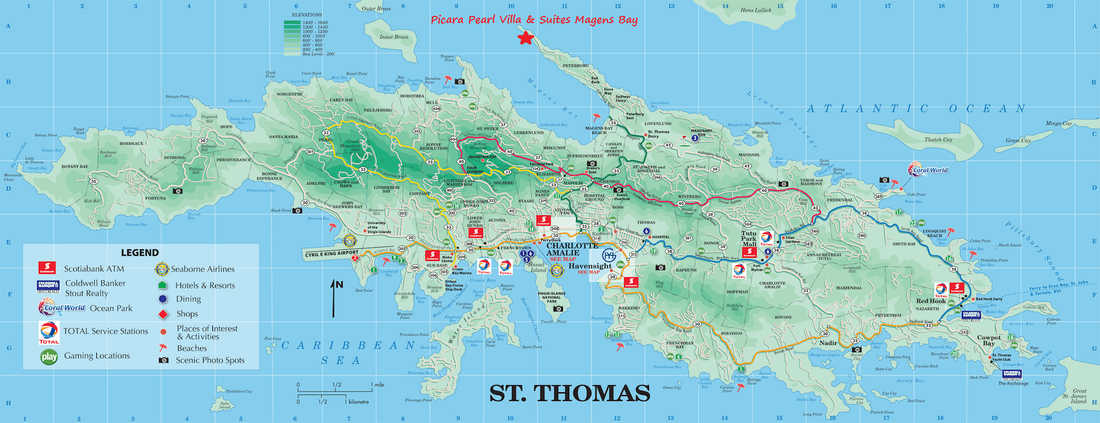 St. Thomas Map