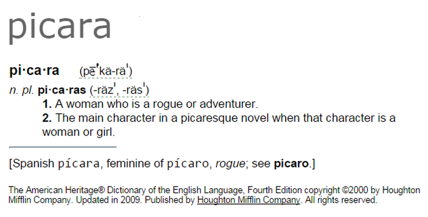Picara meaning, Picara Pearl Villa & Suites Magens Bay